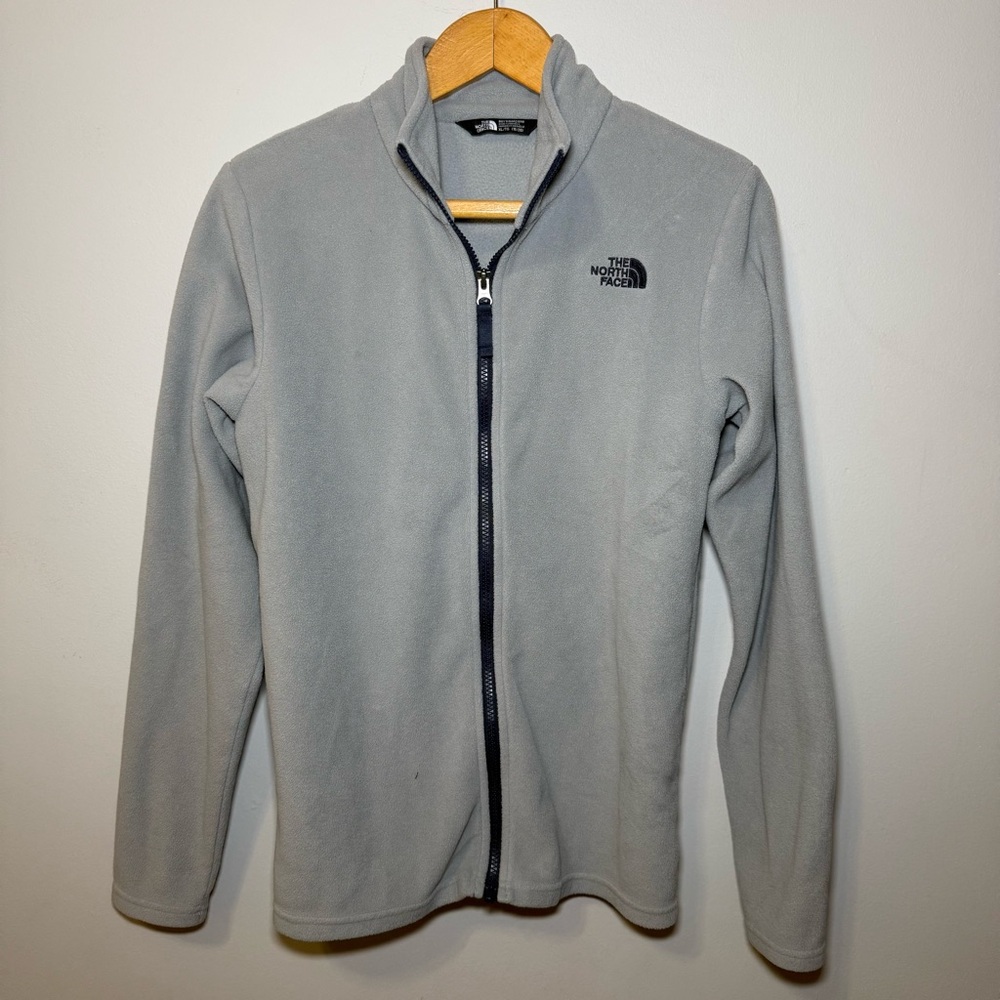 The North Face Boys' Gray Full Zip Fleece | XL